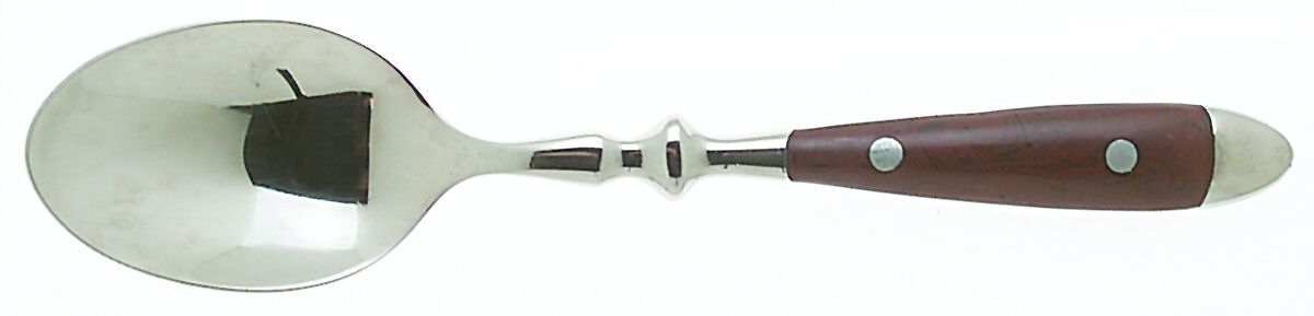 Bistro-Brown (Stainless) Place/Oval Soup Spoon by Hampton Silversmiths-1