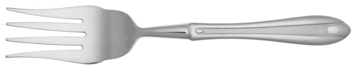 Classy-Anastasia (Stainless) Cold Meat Fork Large, Stainless Tines HC by Hampton Silversmiths-1
