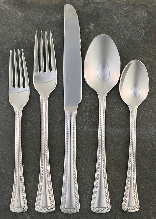 Dazzle (Stainless) 5 Piece Place Setting by Hampton Silversmiths-1