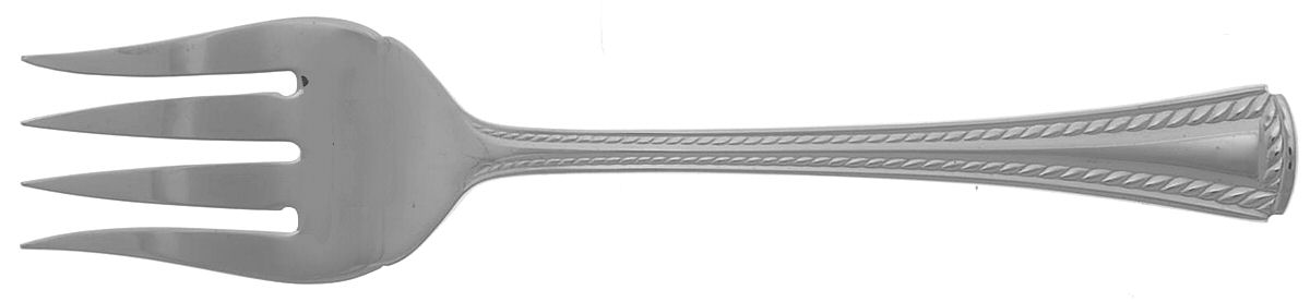 Dazzle (Stainless) Medium Solid Cold Meat Serving Fork by Hampton Silversmiths-1