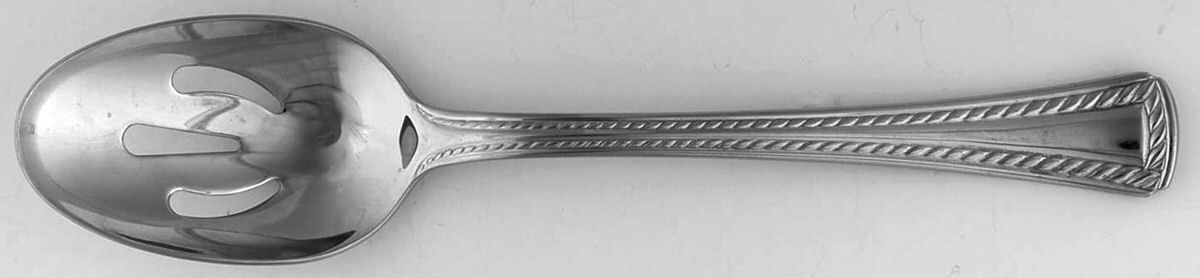 Dazzle (Stainless) Pierced Tablespoon (Serving Spoon) by Hampton Silversmiths-1