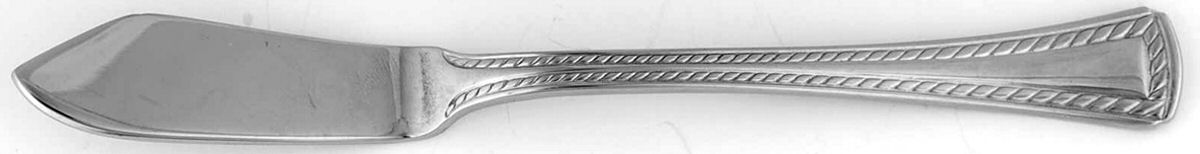 Dazzle (Stainless) Flat Handle Master Butter Knife by Hampton Silversmiths-1
