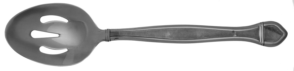 Poetry (Stainless) Pierced Tablespoon (Serving Spoon) by Hampton Silversmiths-1