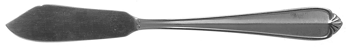 Charlotte (Stainless) Flat Handle Master Butter Knife by Hampton Silversmiths-1