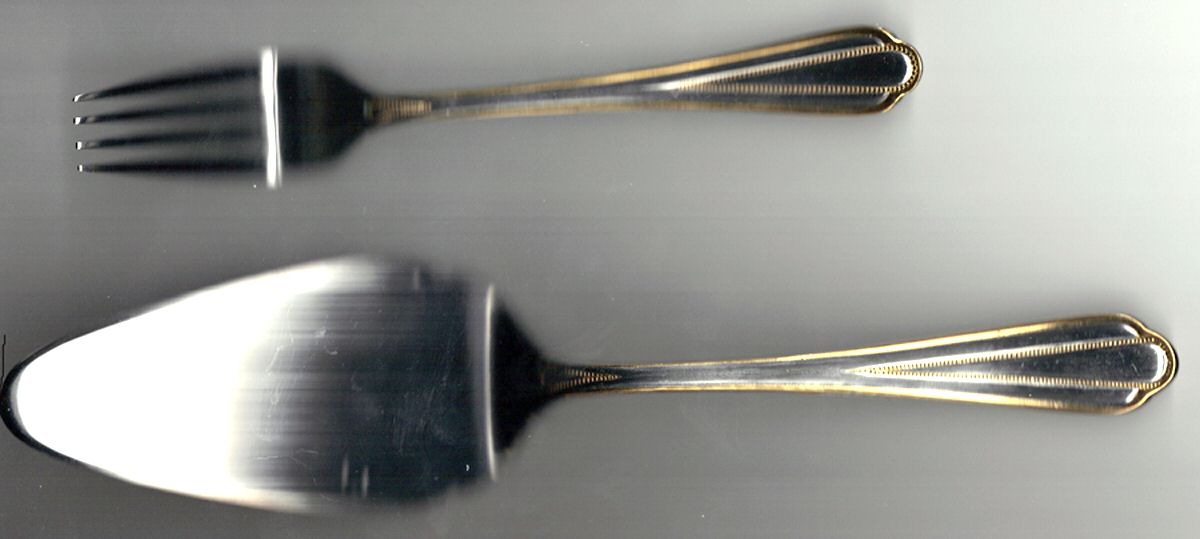 Applaude (Stainless) Pie Server with Stainless Blade by Hampton Silversmiths-1