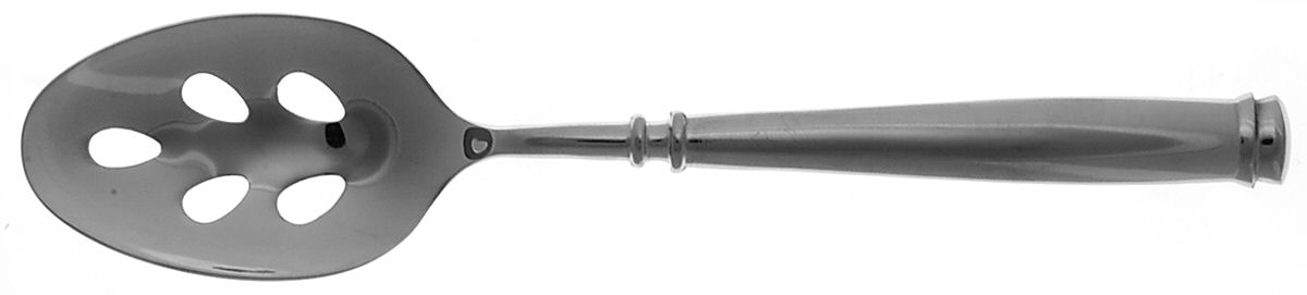 Avignon 1 (Stainless, Glossy) Pierced Tablespoon (Serving Spoon) by Hampton Silversmiths-1