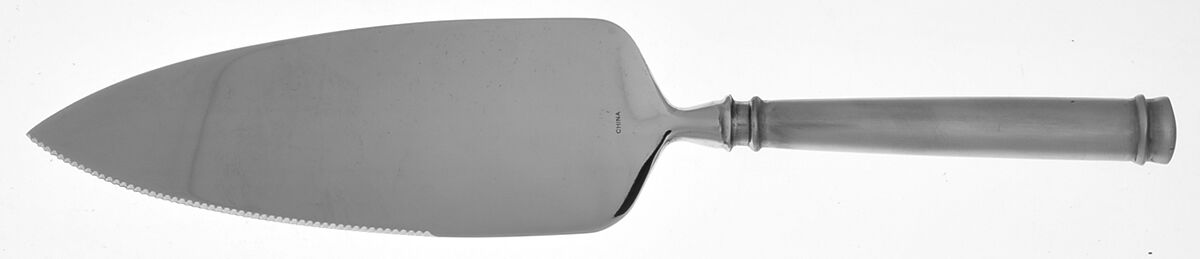 Avignon 1 (Stainless, Satin) Pie Server with Serrated Stainless Blade HC by Hampton Silversmiths-1