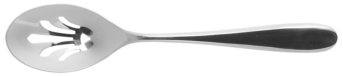 Marguerite (Stainless, Glossy) Pierced Tablespoon (Serving Spoon) by Hampton Silversmiths-1