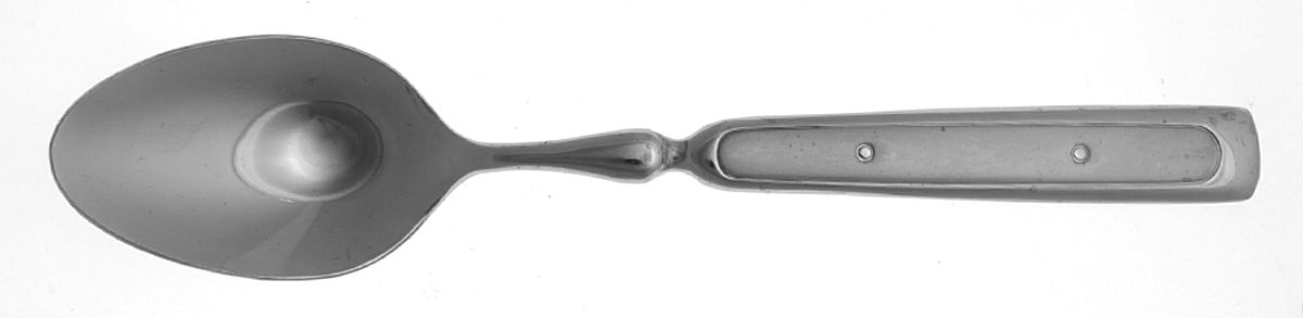 Fiero-Frosted (Stainless) Place/Oval Soup Spoon by Hampton Silversmiths-1