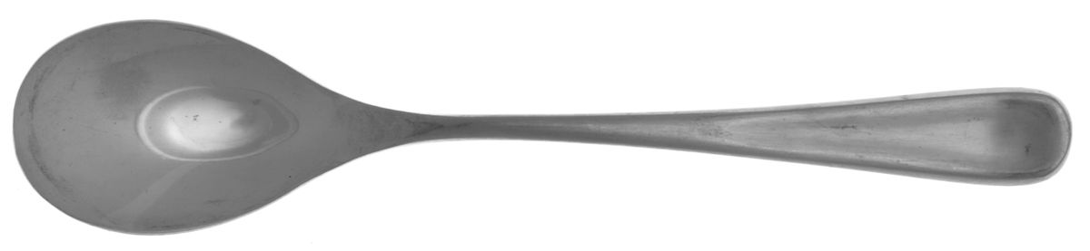 Stephanie (Stainless, Satin) Oval Place Soup Spoon by Hampton Silversmiths-1