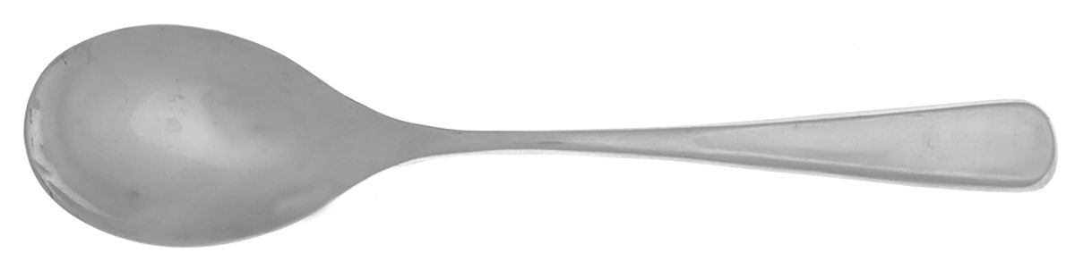 Stephanie (Stainless, Satin) Tablespoon (Serving Spoon) by Hampton Silversmiths-1