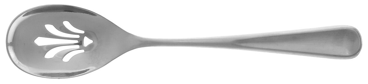 Stephanie (Stainless, Satin) Pierced Tablespoon (Serving Spoon) by Hampton Silversmiths-1