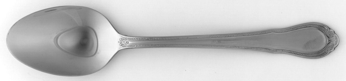 Lauren (Stainless, Frosted) Place/Oval Soup Spoon by Hampton Silversmiths-1