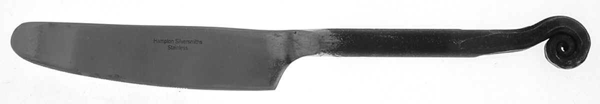Black Lily (Stainless) New French Solid Knife by Hampton Silversmiths-1