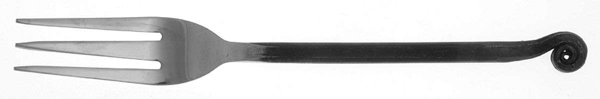 Black Lily (Stainless) Fork by Hampton Silversmiths-1