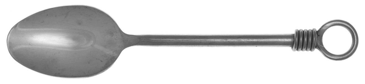 Parodie (Stainless) Place/Oval Soup Spoon by Hampton Silversmiths-1
