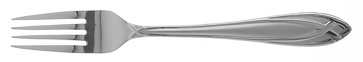 Lace Frosted (Stainless) Fork by Hampton Silversmiths-1