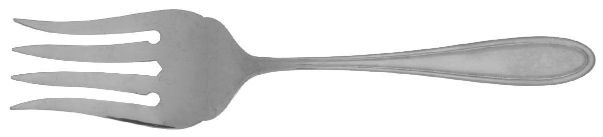 Gourmet (Stainless) Solid Serving Fork by Hampton Silversmiths-1