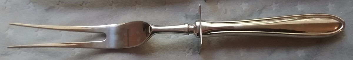 Gourmet (Stainless) Large Stainless-Prong Roast Carving Fork by Hampton Silversmiths-1