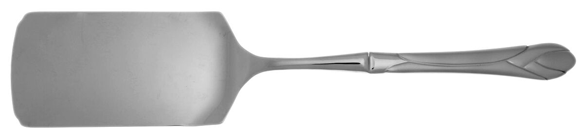 Lily Frosted (Stainless) Lasagna Server with Stainless Blade HC by Hampton Silversmiths-1