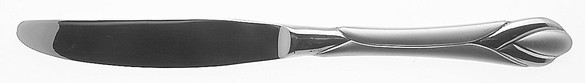 Lily Frosted (Stainless) Modern Hollow Knife by Hampton Silversmiths-1