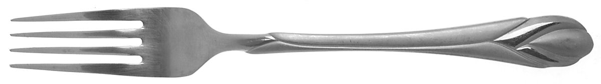 Lily Frosted (Stainless) Fork by Hampton Silversmiths-1