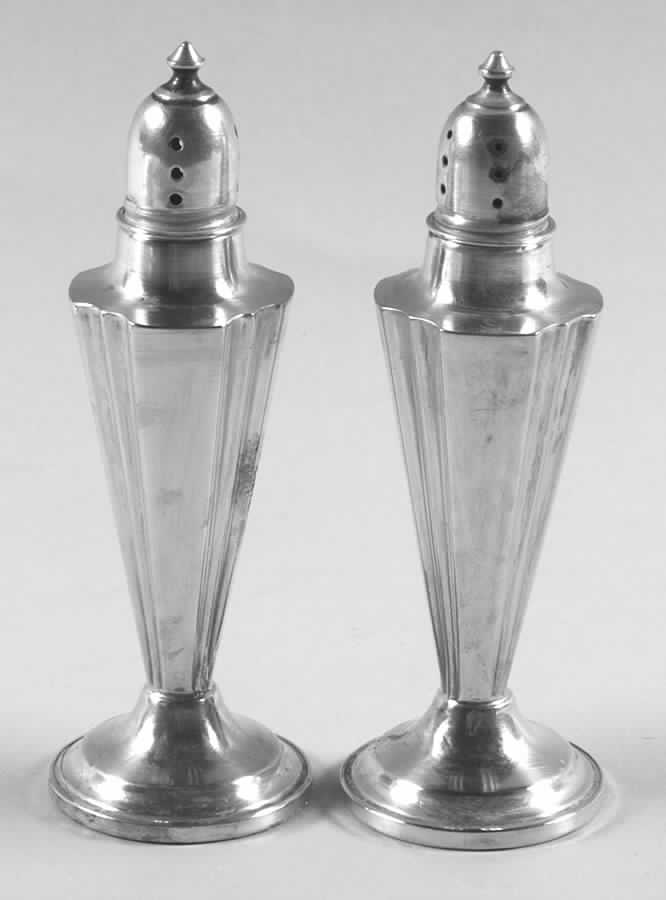 HTG2 (Sterling, Hollowware) Salt and Pepper Set by Hamilton Silver-1
