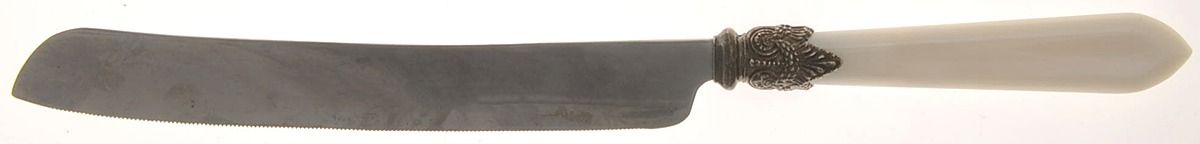 Hsv45 (Stainless) Wedding Cake Knife with Stainless Blade by Hampton Silversmiths-1
