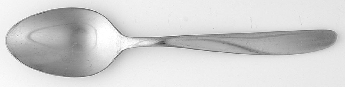Glacier (Stainless) Place/Oval Soup Spoon by Hampton Silversmiths-1