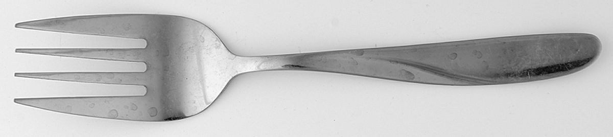 Glacier (Stainless) Medium Solid Cold Meat Serving Fork by Hampton Silversmiths-1