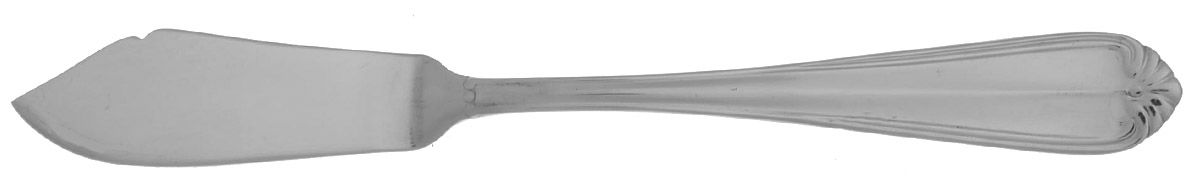 HSV50 (Stainless) Flat Handle Master Butter Knife by Hampton Silversmiths-1
