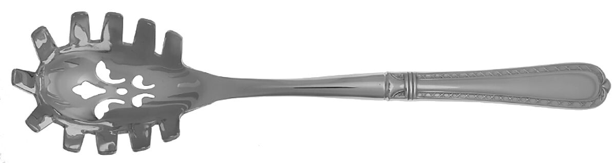 NOBILITY (STAINLESS) Pasta Server with Stainless Bowl HC by Hampton Silversmiths-1