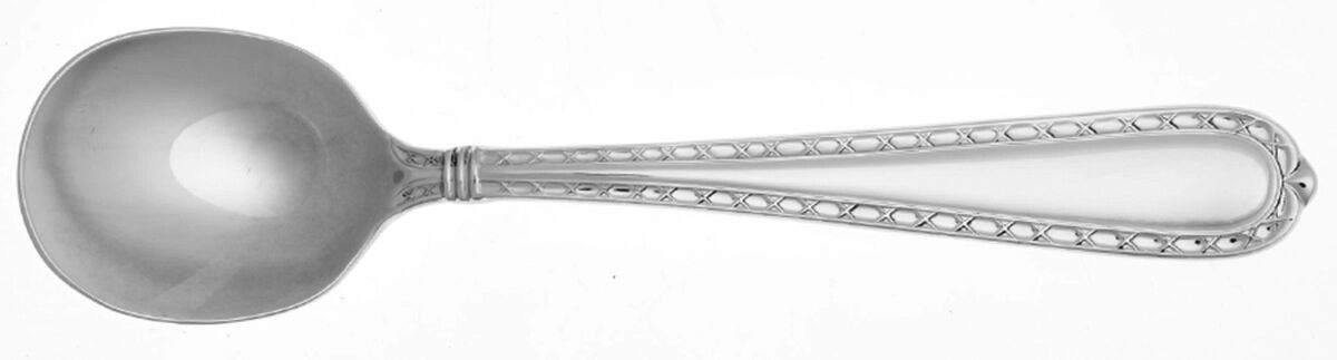 NOBILITY (STAINLESS) Round Bowl Soup Spoon (Cream Soup) HC by Hampton Silversmiths-1