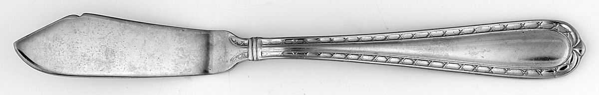 NOBILITY (STAINLESS) Flat Handle Master Butter Knife by Hampton Silversmiths-1