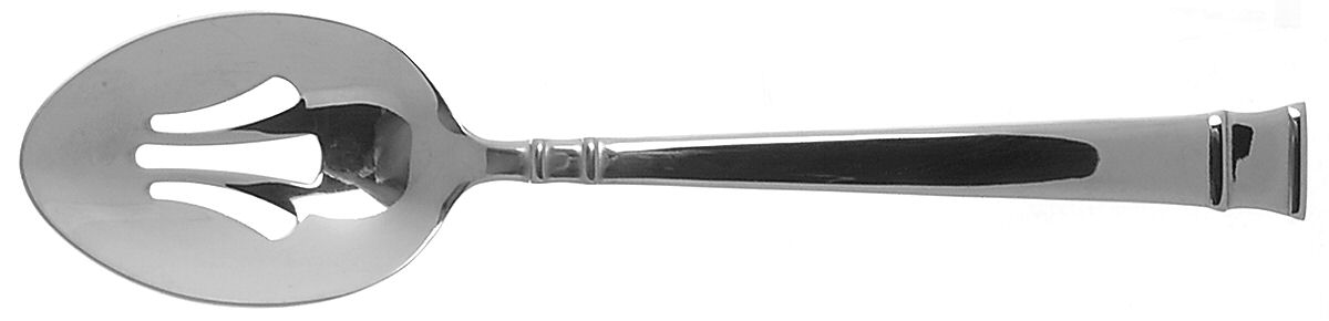 Bentley (Stainless) Pierced Tablespoon (Serving Spoon) by Heritage Mint, Ltd.-1