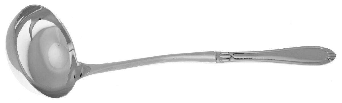 Abigail(Stainless) Soup Ladle with Stainless Bowl HC by Hampton Silversmiths-1