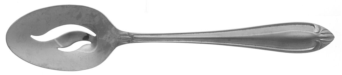 Abigail(Stainless) Pierced Tablespoon (Serving Spoon) by Hampton Silversmiths-1
