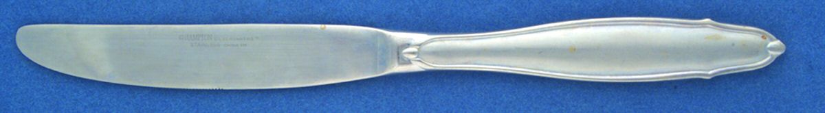 HSV59 (Stainless) Modern Solid Knife by Hampton Silversmiths-1