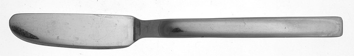 HSV7 (Stainless) Flat Handle Butter Spreader by Hampton Silversmiths-1