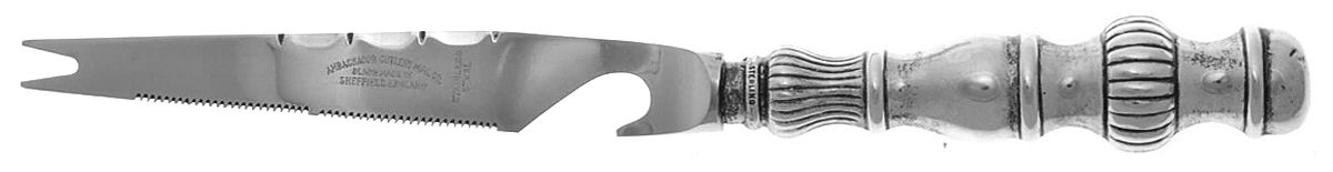 HAS2 (Sterling) Hollow Handle Bar Knife by Hallmark-1