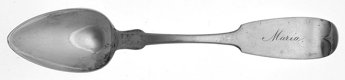 Coin Silver Flatware Teaspoon by Hotchkiss & Schreuder-1