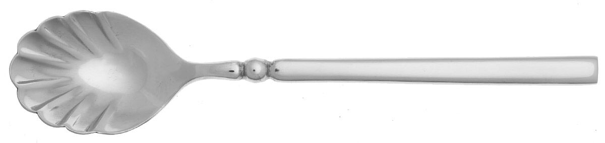 Dominique-Mirror (Stainless) Sugar Shell Spoon by Hampton Silversmiths-1