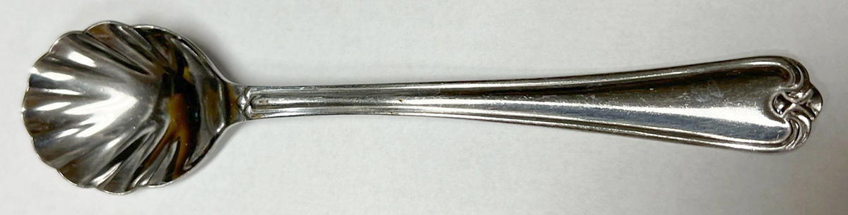 Danielle Mirror (Stainless) Sugar Shell Spoon by Hampton Silversmiths-1