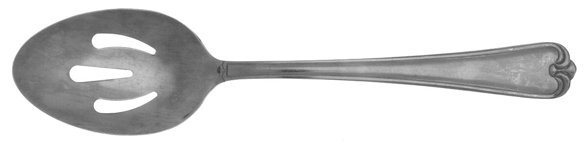 Danielle Mirror (Stainless) Pierced Tablespoon (Serving Spoon) by Hampton Silversmiths-1