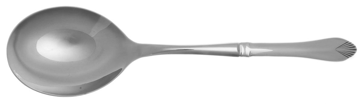 Safrano (Stainless) Casserole Spoon with Smooth Stainless Bowl HC by Heritage Mint, Ltd.-1