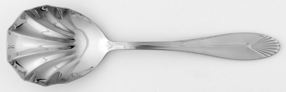 Safrano (Stainless) Solid Shell Casserole Spoon by Heritage Mint, Ltd.-1