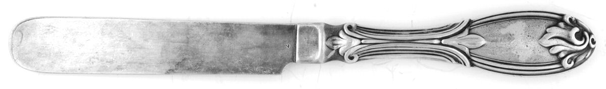 HRF2 (Silverplate) Hollow Handle Youth Knife by Harvey Filley-1
