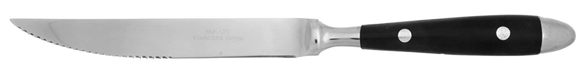 HAF12 (Stainless) Individual Solid Handle Steak Knife by Hanford Forge-1
