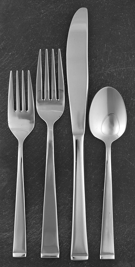 HSV68 (Stainless) 4 Piece Place Setting by Hampton Silversmiths-1