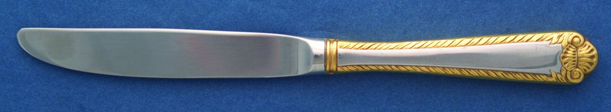 Classic Shell Gold (Stainless) Modern Hollow Knife by Heritage China-1